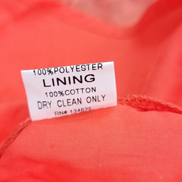 Minuet Organza Mini Dress Juniors Large Red Ruffle Dainty Coquette Flowy Evening - Picture 5 of 12